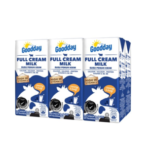 GOODDAY UHT MILK FULL CREAM 200MLX6 GOODDAY UHT MILK FULL CREAM 200MLX6