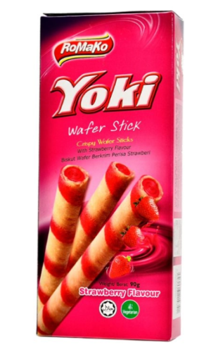 Screenshot 2025-01-13 150931 ROMAKO Yoki Wafer Stick 90g - Strawberry